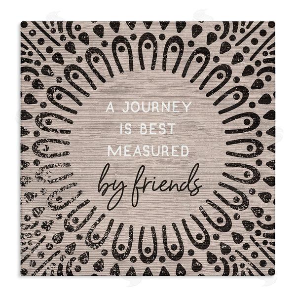 stupell industries Stupell Studio | Best Measured By Friends Moroccan Pattern