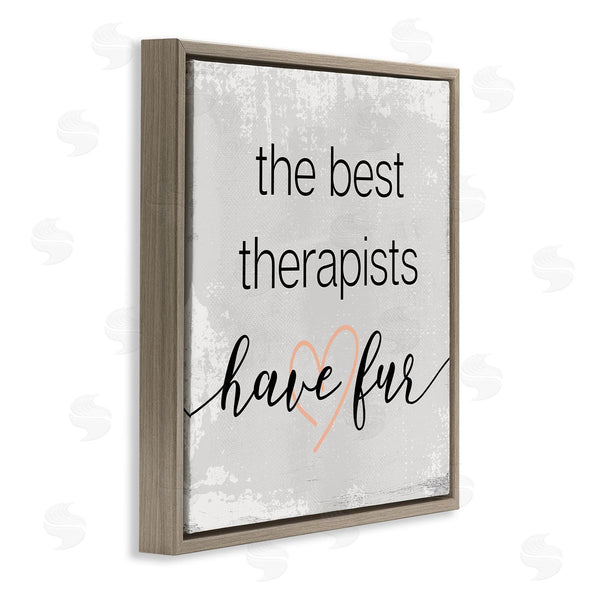 Stupell Industries Stupell Studio | Best Therapists Have Fur