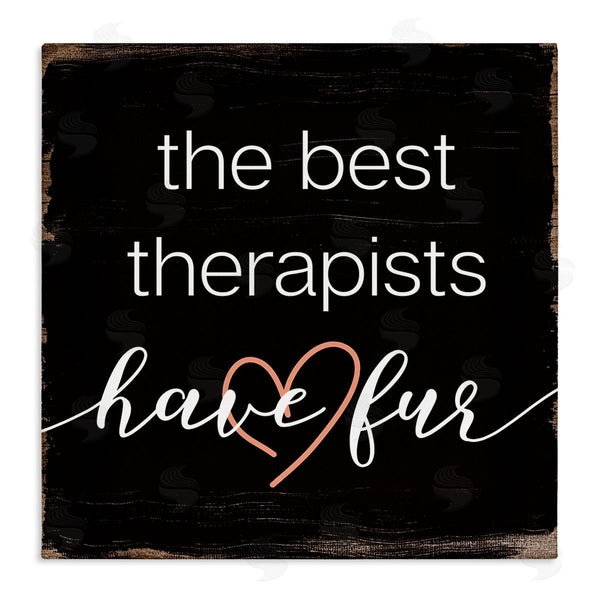 stupell industries Stupell Studio | Best Therapists Have Fur Phrase Rustic Home Pet