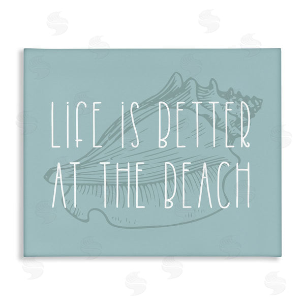 stupell industries Stupell Studio | Better at Beach with Shell