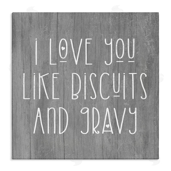 stupell industries Stupell Studio | Biscuits & Gravy Romantic Southern Country Phrase Wall Art
