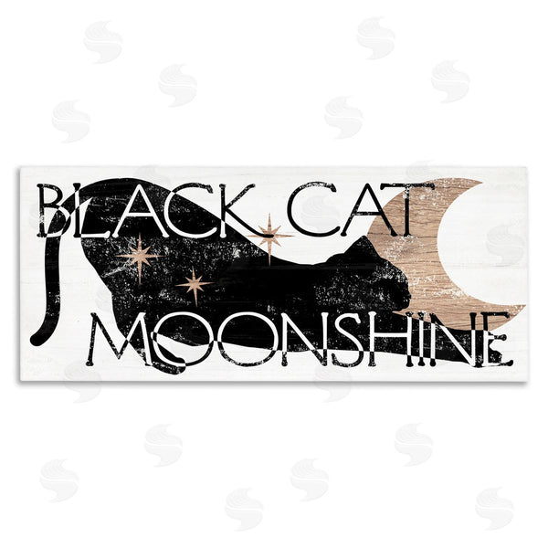 stupell industries Stupell Studio | Black Cat Moonshine Wall Art