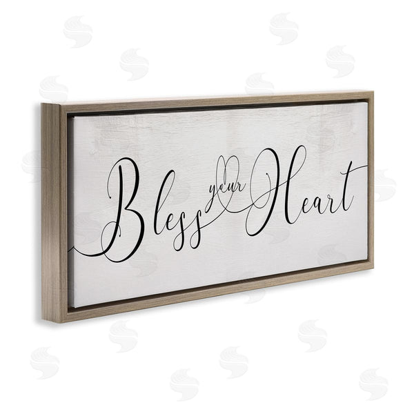 Stupell Industries Stupell Studio | Bless Your Heart Phrase Charming Southern Quote