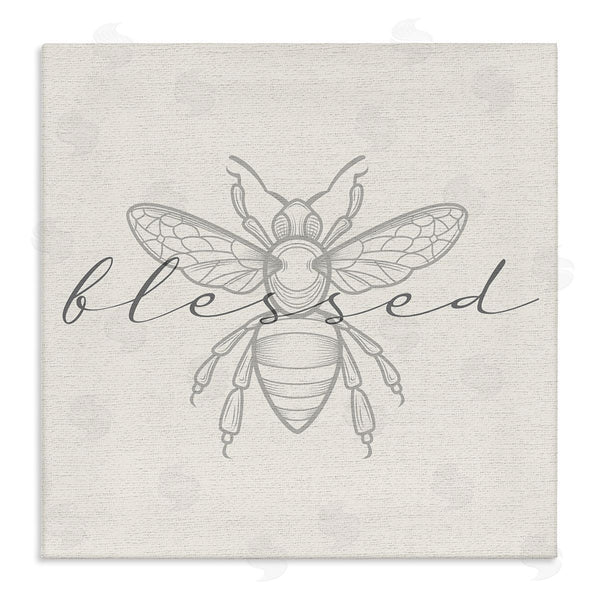 stupell industries Stupell Studio | Blessed Country Bumblebee Phrase Wall Art