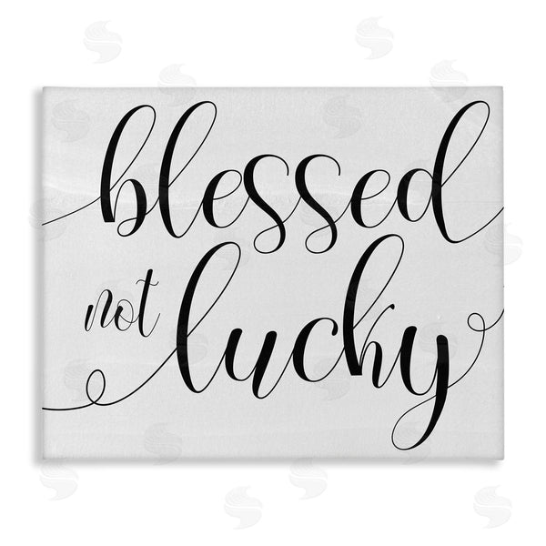 stupell industries Stupell Studio | Blessed not Lucky Script