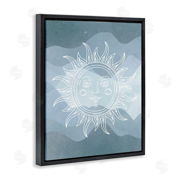 Stupell Industries Stupell Studio | Blue Astral Sun Wall Art