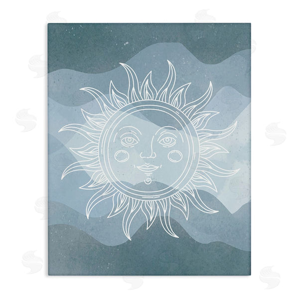 stupell industries Stupell Studio | Blue Astral Sun Wall Art