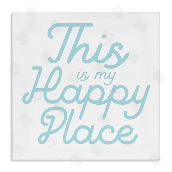 stupell industries Stupell Studio | Blue Happy Place Phrase Wall Art