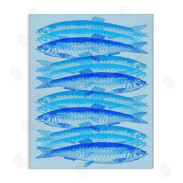 stupell industries Stupell Studio | Blue Layered Fish Wall Art