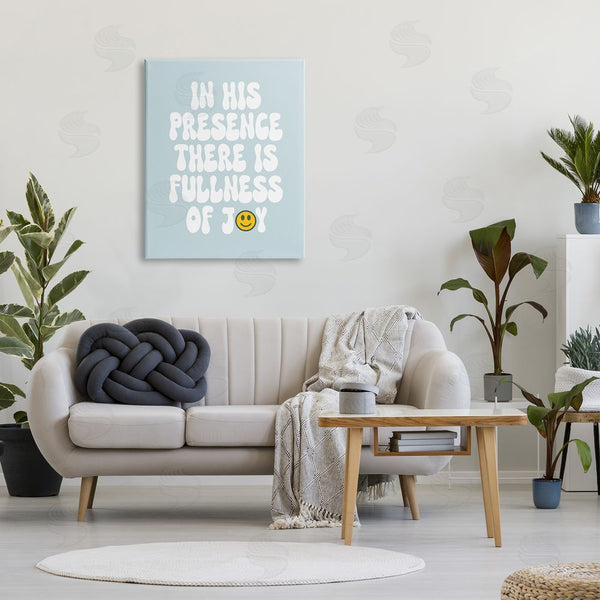 Stupell Industries Stupell Studio | Blue Religious Phrase Wall Art