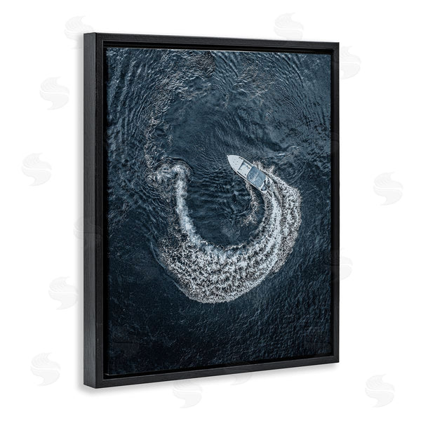 Stupell Industries Stupell Studio | Boat Circling Water Wall Art