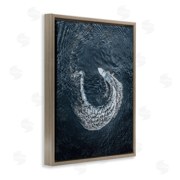 Stupell Industries Stupell Studio | Boat Circling Water Wall Art