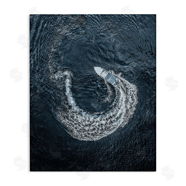 stupell industries Stupell Studio | Boat Circling Water Wall Art