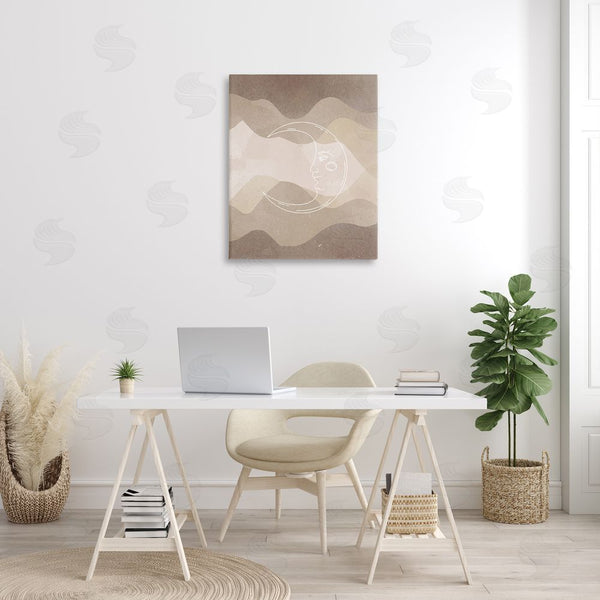 Stupell Industries Stupell Studio | Boho Celestial Moon Wall Art