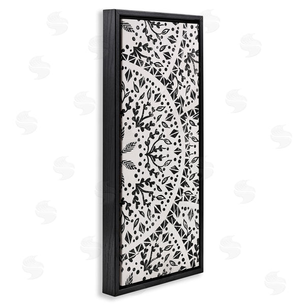 Stupell Industries Stupell Studio | Boho Fractal Pattern Study Wall Art