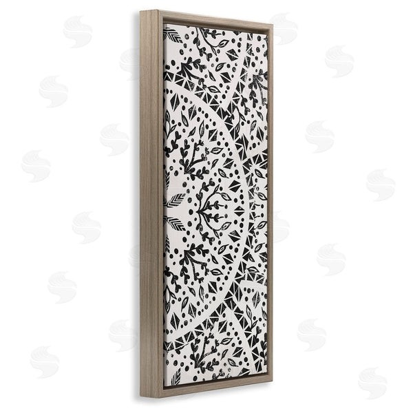 Stupell Industries Stupell Studio | Boho Fractal Pattern Study Wall Art