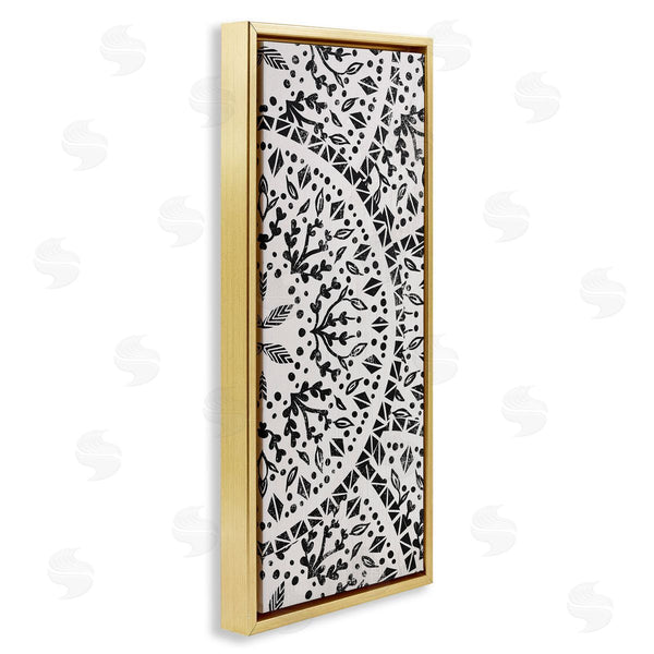 Stupell Industries Stupell Studio | Boho Fractal Pattern Study Wall Art
