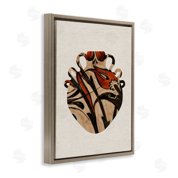 Stupell Industries Stupell Studio | Bold Abstract Floral Pattern Urn Modern Still Life Wall Art