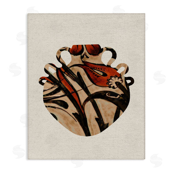 stupell industries Stupell Studio | Bold Abstract Floral Pattern Urn Modern Still Life Wall Art