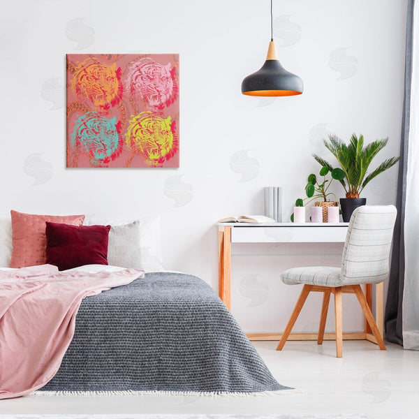 Stupell Industries Stupell Studio | Bold Abstract Tigers Wall Art