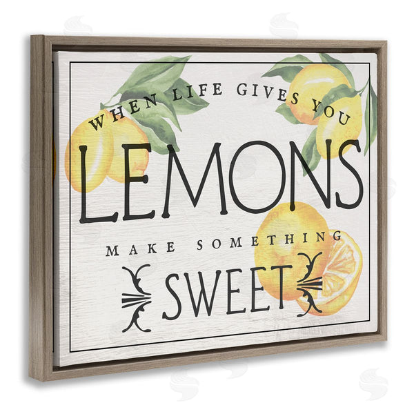 Stupell Industries Stupell Studio | Bold Vintage Life Gives Lemons