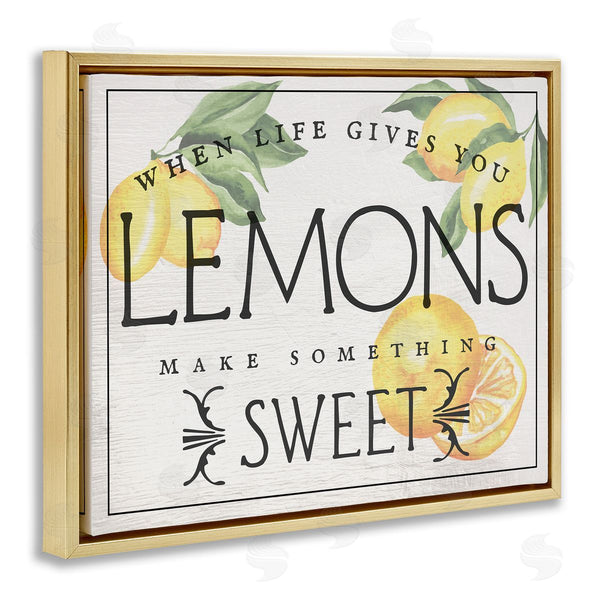 Stupell Industries Stupell Studio | Bold Vintage Life Gives Lemons