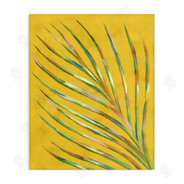 stupell industries Stupell Studio | Bold Yellow Palm Leaf Petals Wall Art