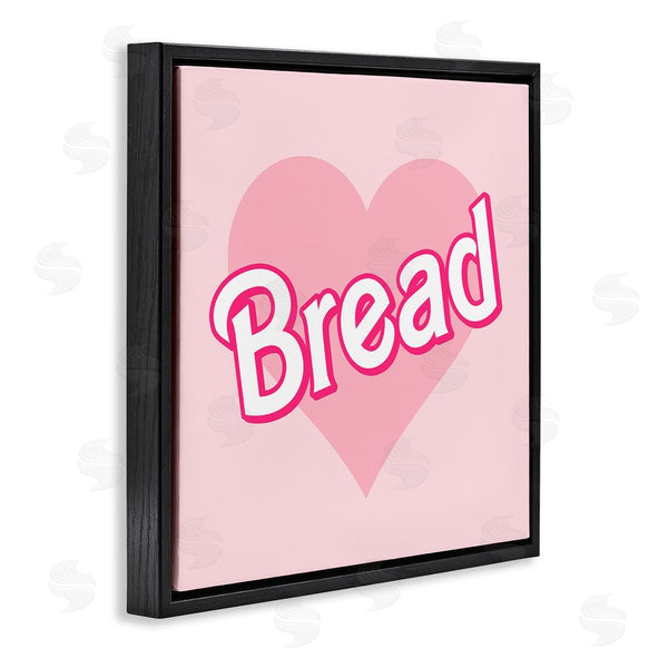 Stupell Industries Stupell Studio | Bread Pink Heart Phrase Wall Art