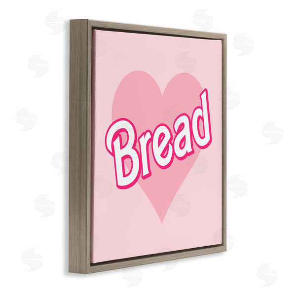 Stupell Industries Stupell Studio | Bread Pink Heart Phrase Wall Art
