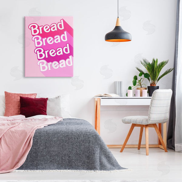 Stupell Industries Stupell Studio | Bread Pink Phrase Wall Art
