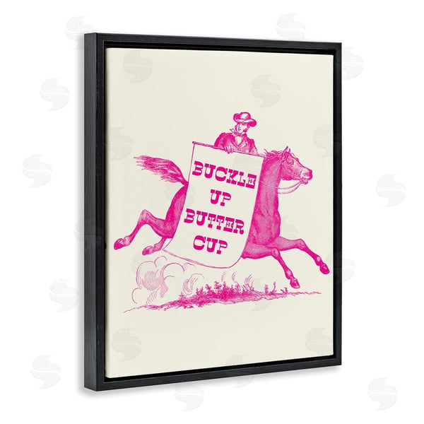 Stupell Industries Stupell Studio | Buckle Up Buttercup Cowboy Wall Art