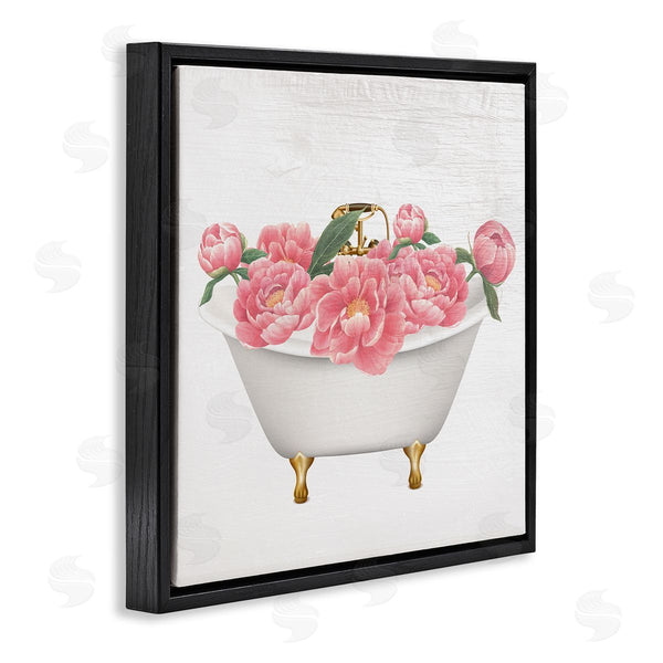 Stupell Industries Stupell Studio | Budding Peony Vintage Tub Wall Art
