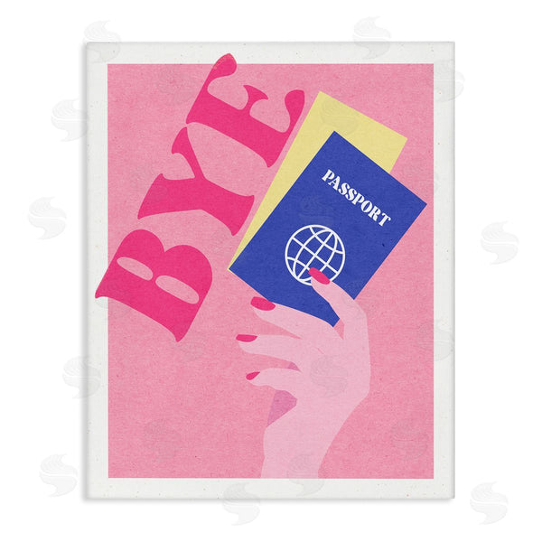 stupell industries Stupell Studio | Bye Holding Travel Passport