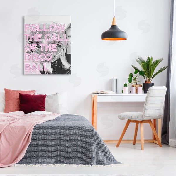 Stupell Industries Stupell Studio | Call Of The Disco Ball Phrase Wall Art