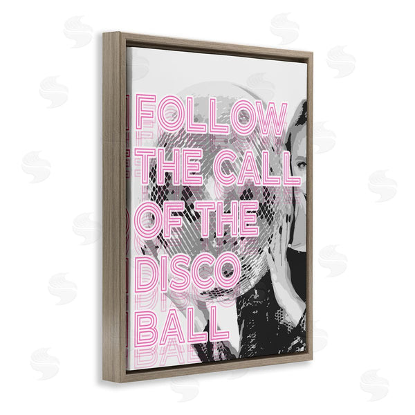 Stupell Industries Stupell Studio | Call Of The Disco Ball Phrase Wall Art