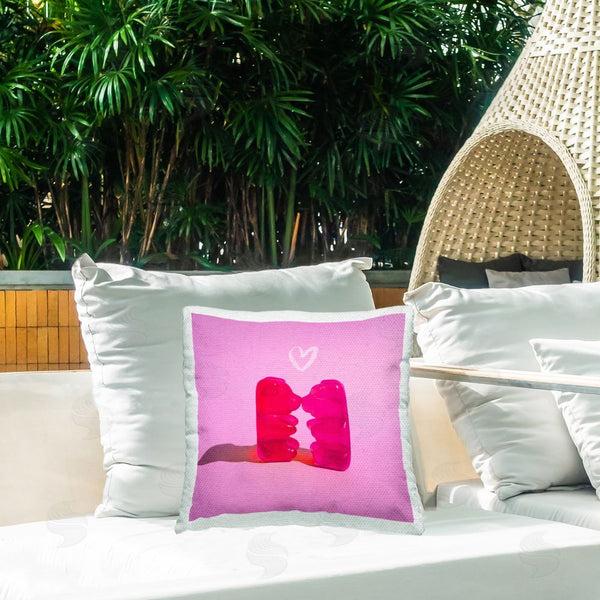 Stupell Industries Stupell Studio | Candy Bears Romance Printed Throw Pillow