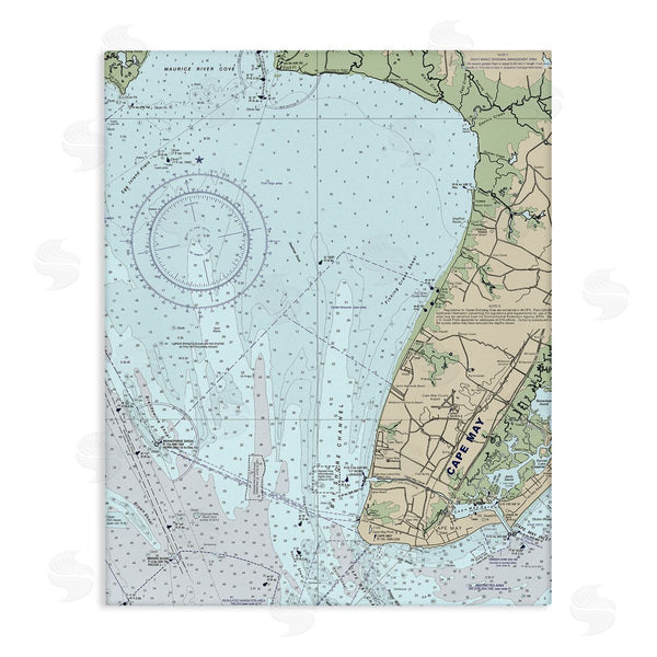 stupell industries Stupell Studio | Cape May New Jersey Nautical Map Traditional Cartography Wall Art
