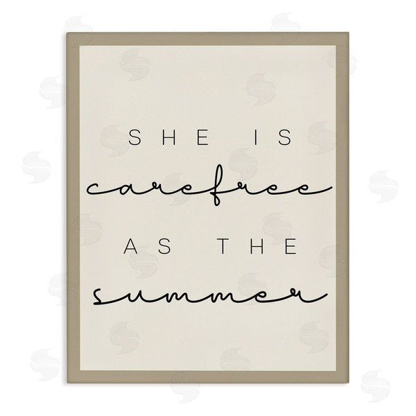 stupell industries Stupell Studio | Carefree Summer Phrase Wall Art