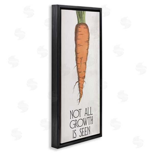 Stupell Industries Stupell Studio | Carrot & Inspiring Growth Wall Art