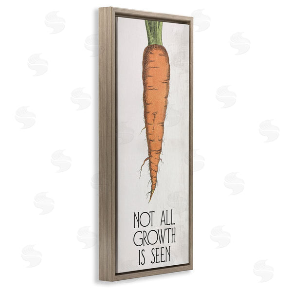 Stupell Industries Stupell Studio | Carrot & Inspiring Growth Wall Art