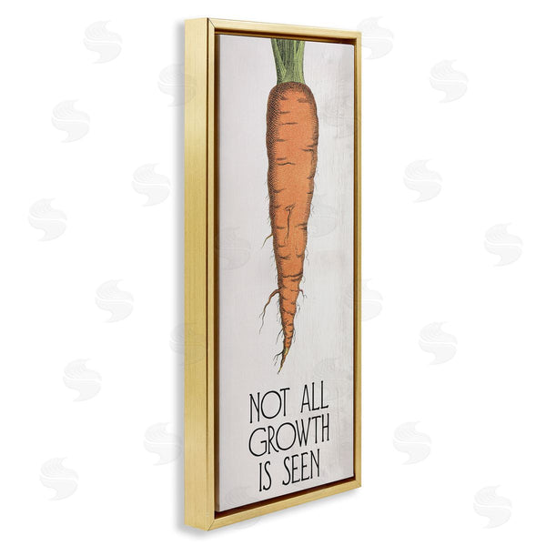 Stupell Industries Stupell Studio | Carrot & Inspiring Growth Wall Art