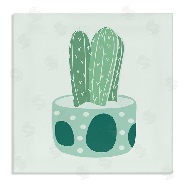 stupell industries Stupell Studio | Casual Green Patterned Cactus Wall Art