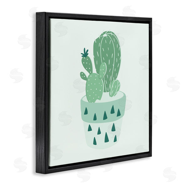 Stupell Industries Stupell Studio | Casual Green Potted Cactus Wall Art