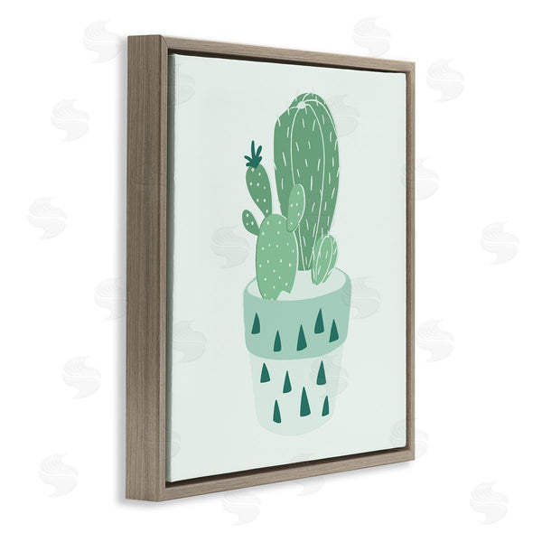 Stupell Industries Stupell Studio | Casual Green Potted Cactus Wall Art