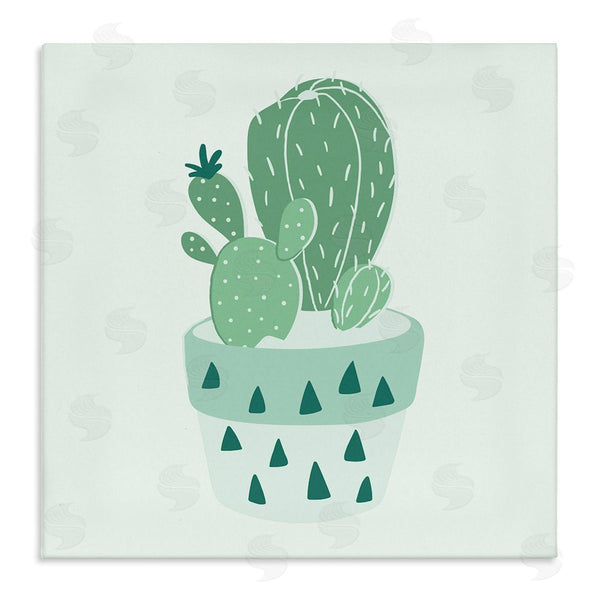 stupell industries Stupell Studio | Casual Green Potted Cactus Wall Art