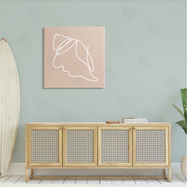 Stupell Industries Stupell Studio | Casual Line Doodle Seashell Ocean Life Drawing Wall Art