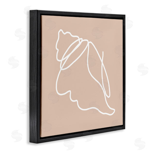Stupell Industries Stupell Studio | Casual Line Doodle Seashell Ocean Life Drawing Wall Art