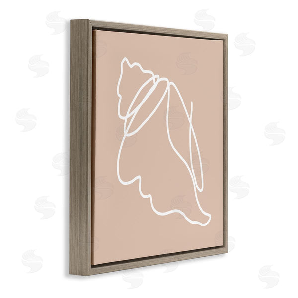 Stupell Industries Stupell Studio | Casual Line Doodle Seashell Ocean Life Drawing Wall Art