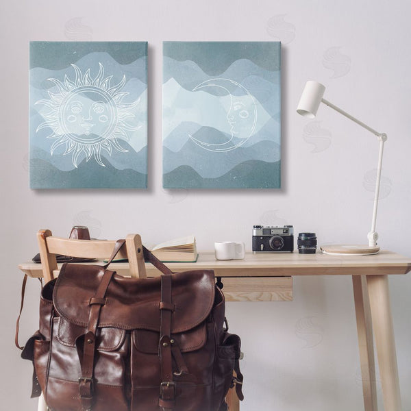Stupell Industries Stupell Studio | Celestial Sun & Moon Wall Art