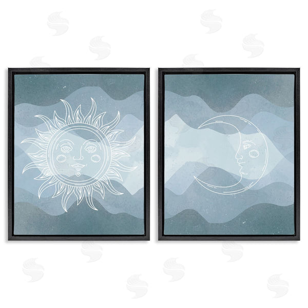 Stupell Industries Stupell Studio | Celestial Sun & Moon Wall Art